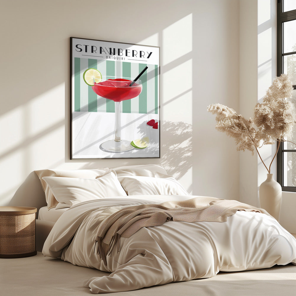 Aardbeien Daiquiri | Poster