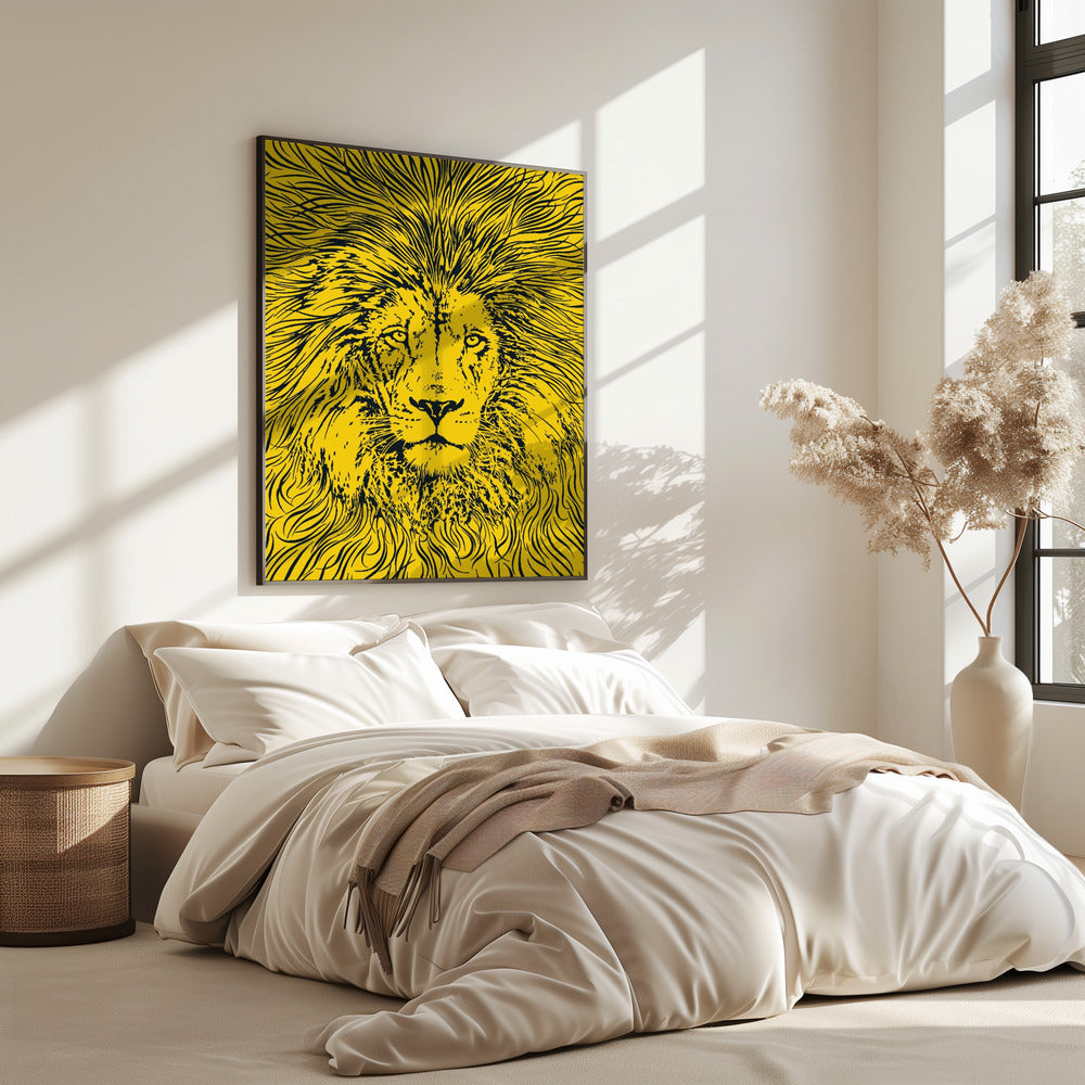 Leeuwenportret – Koning der Dieren | Poster