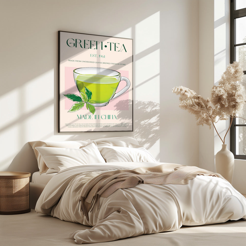 Verse groene thee | Poster