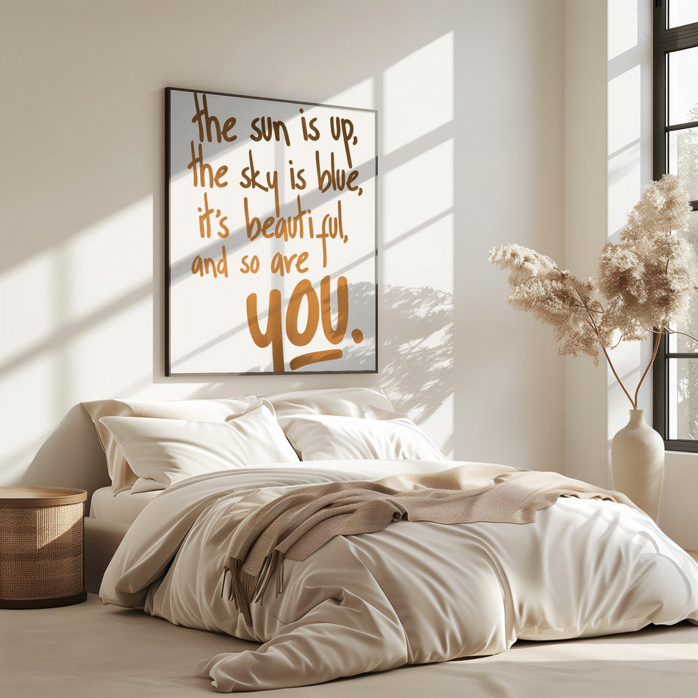 Je bent mooi (vers 1) | Poster
