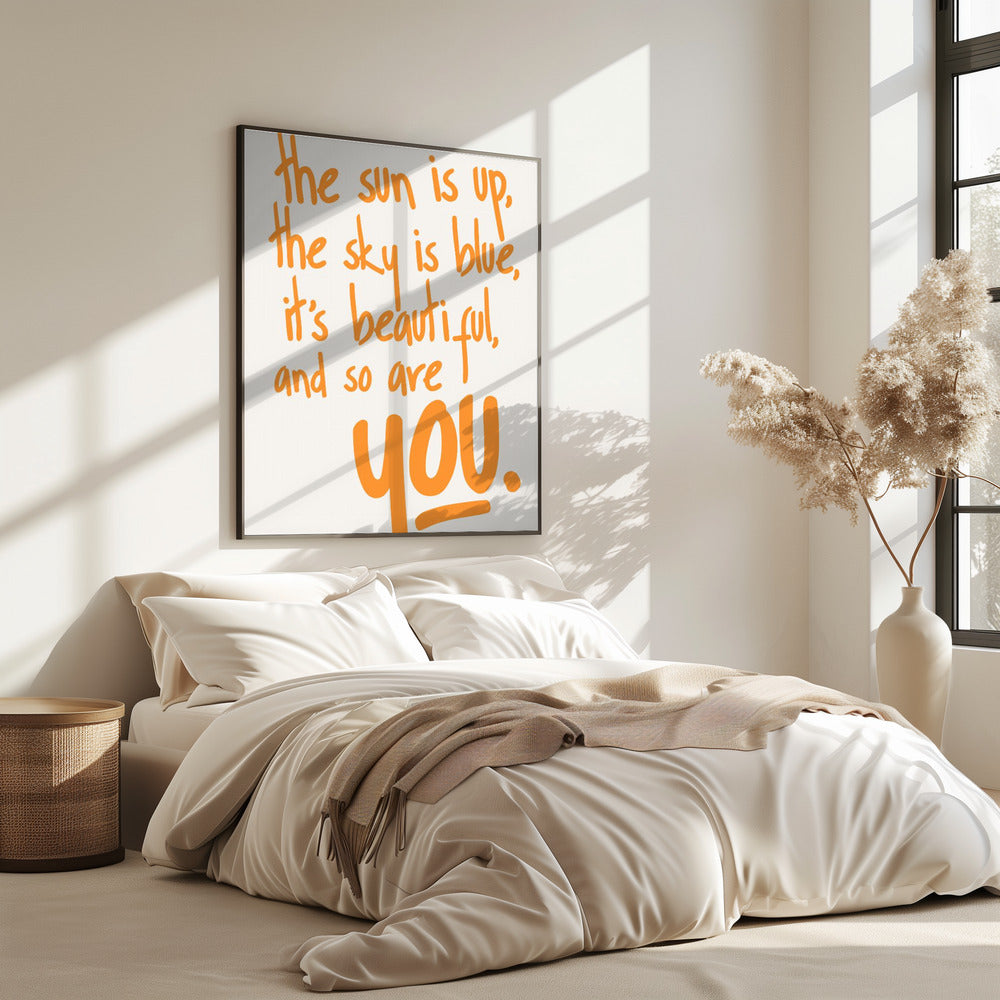 Je bent mooi (vers 2) | Poster