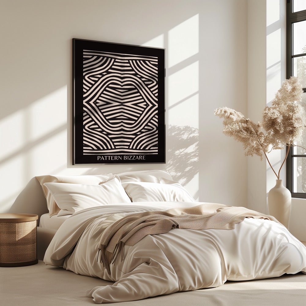 Black Pattern Bizarre | Poster