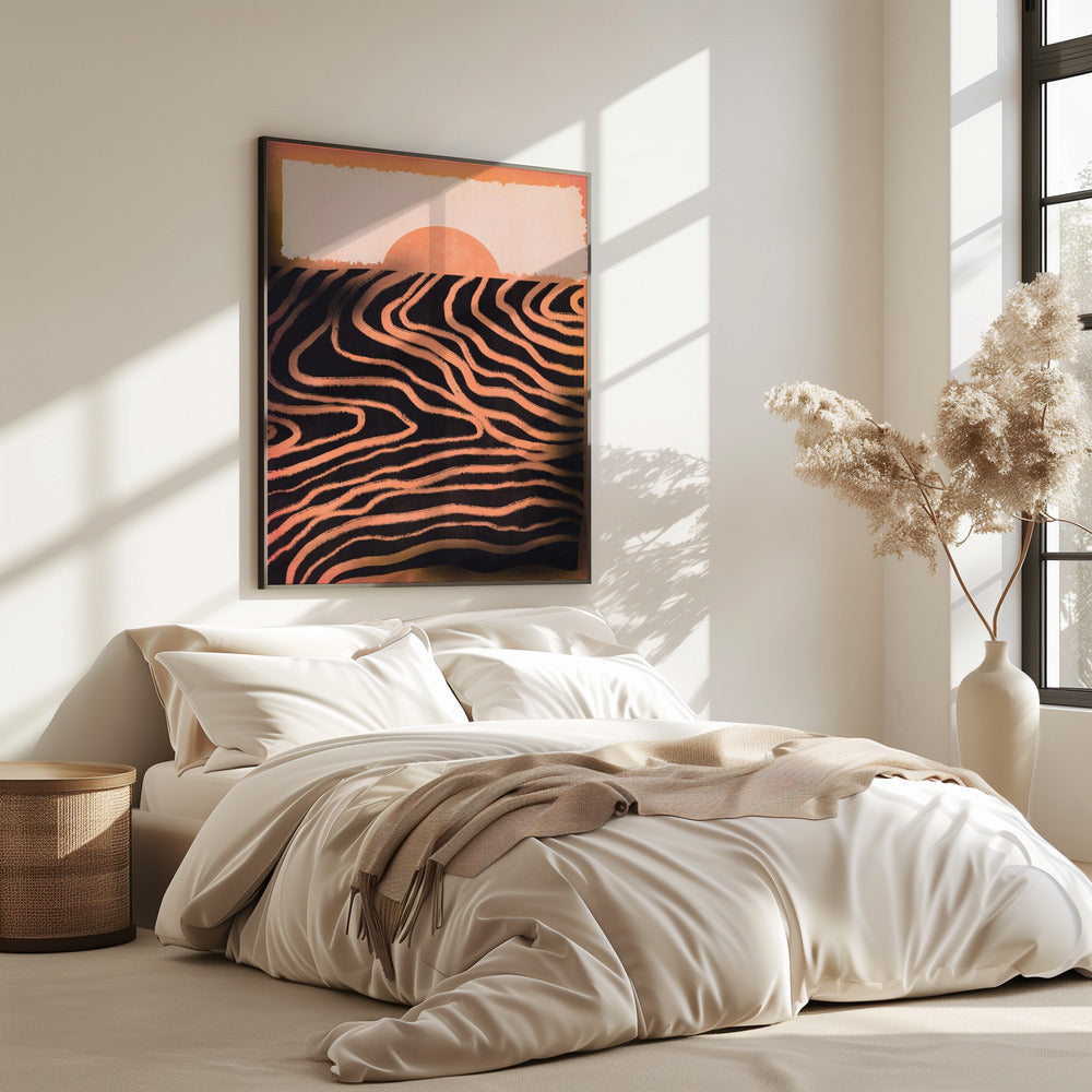 Zonsondergang Uitsnede | Poster