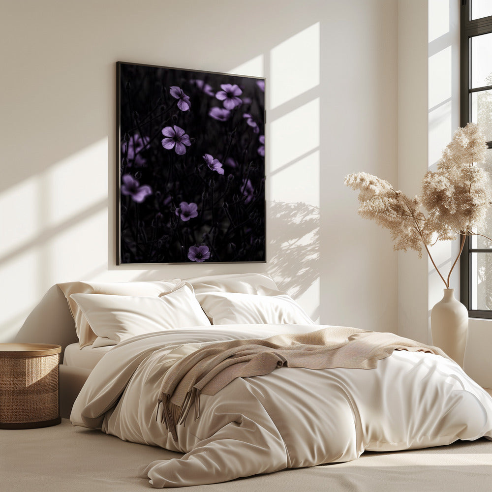 Donkere Bloemen 10 | Poster