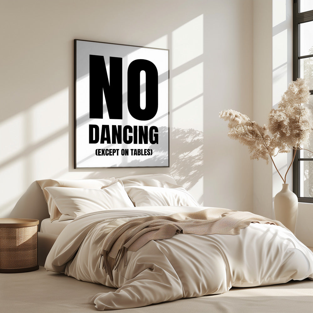 Alleen tafelbewegingen | Poster