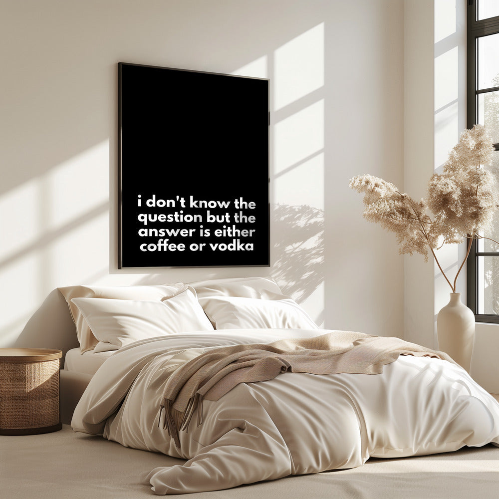 Coffee or Vodka Dilemma | Poster