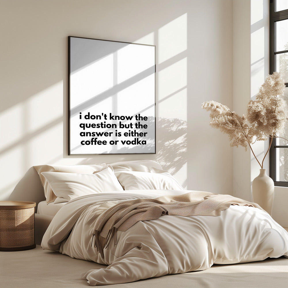 Koffie- of wodkadilemma | Poster