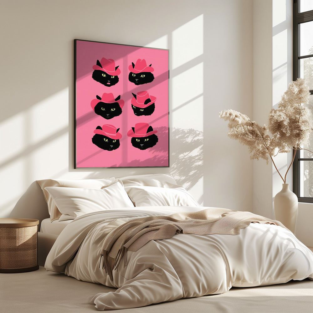 Marcy de Cowgirl Cat | Poster