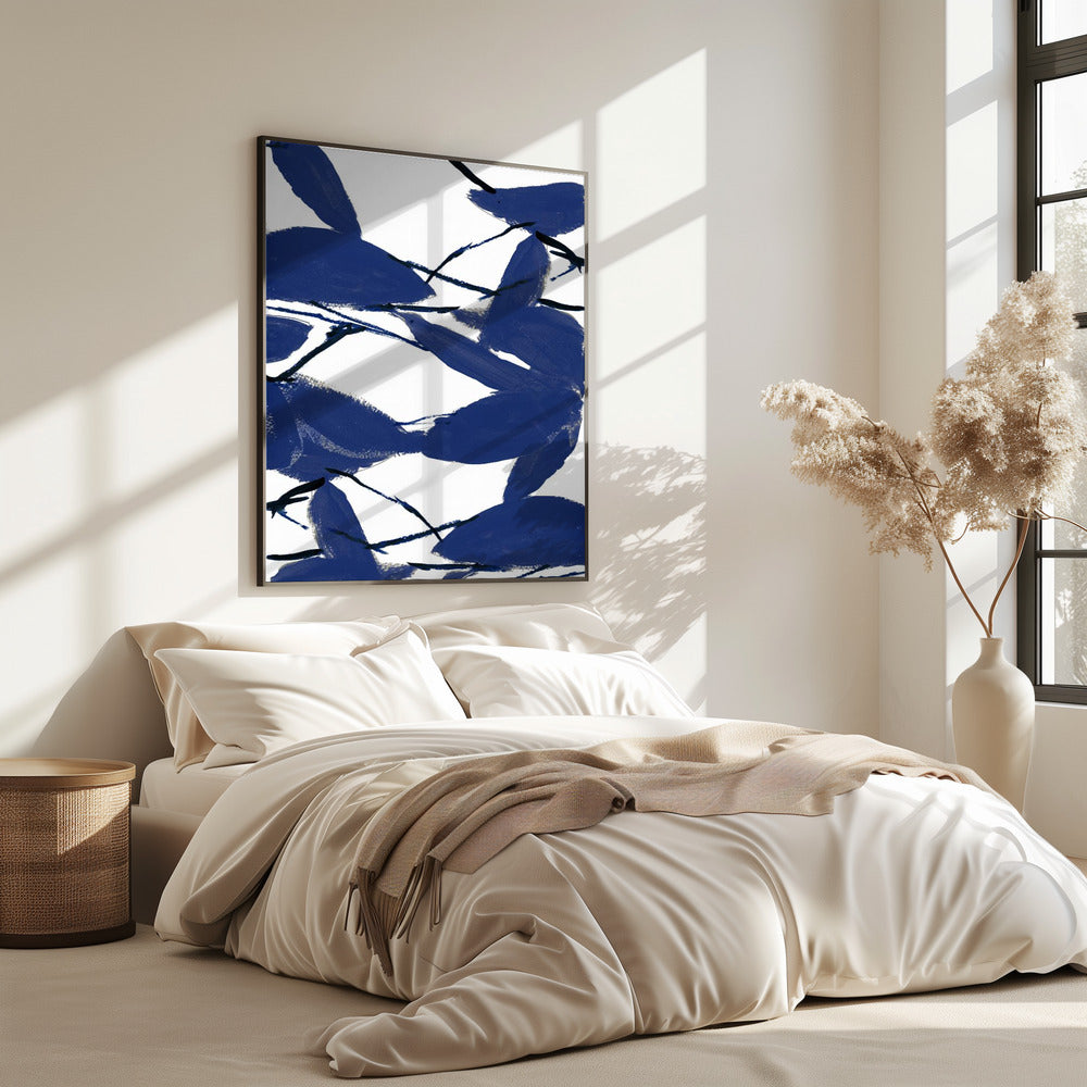 Blue Floral No2 | Poster