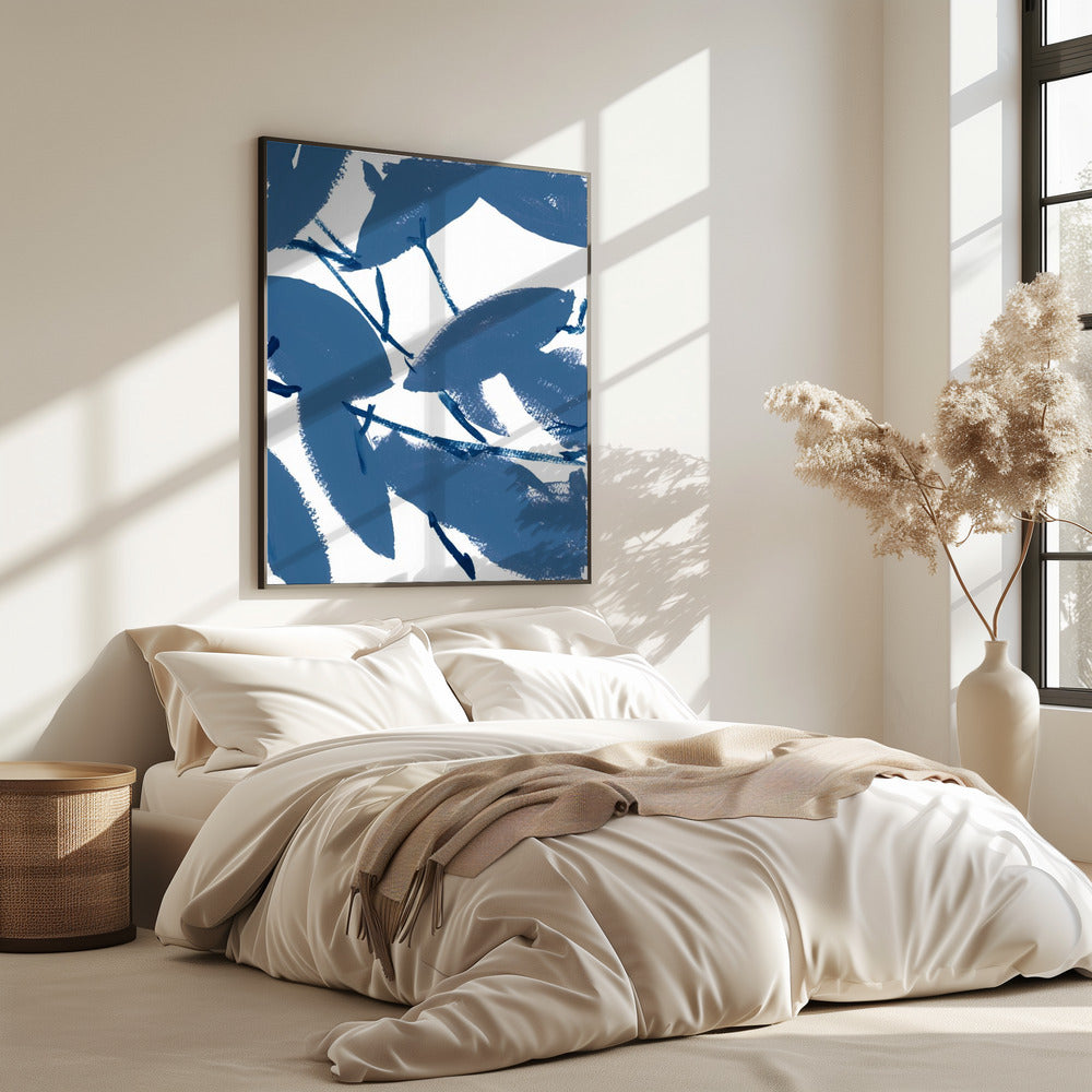 Blue Floral No1 | Poster