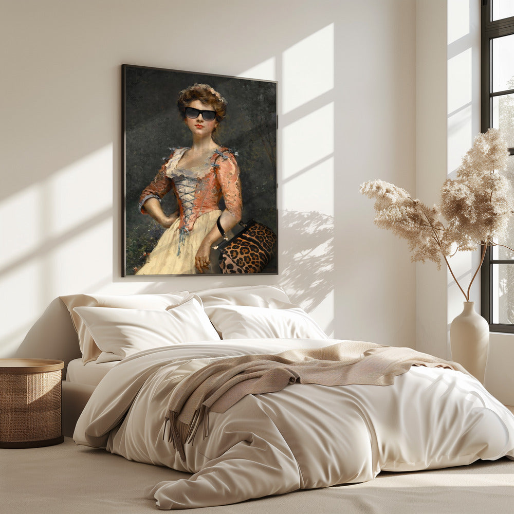 Vintage Chic Girl | Poster