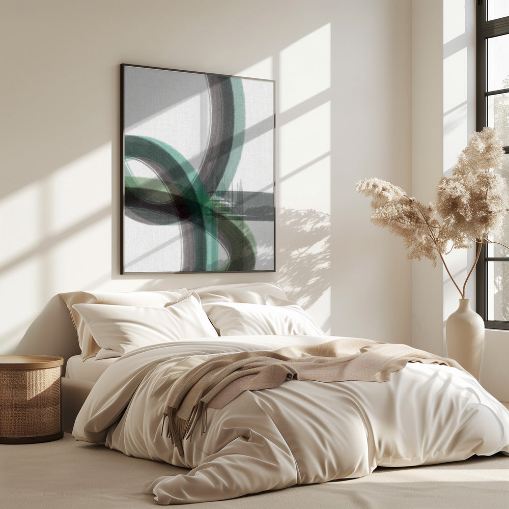 Green Curve 1 | Poster