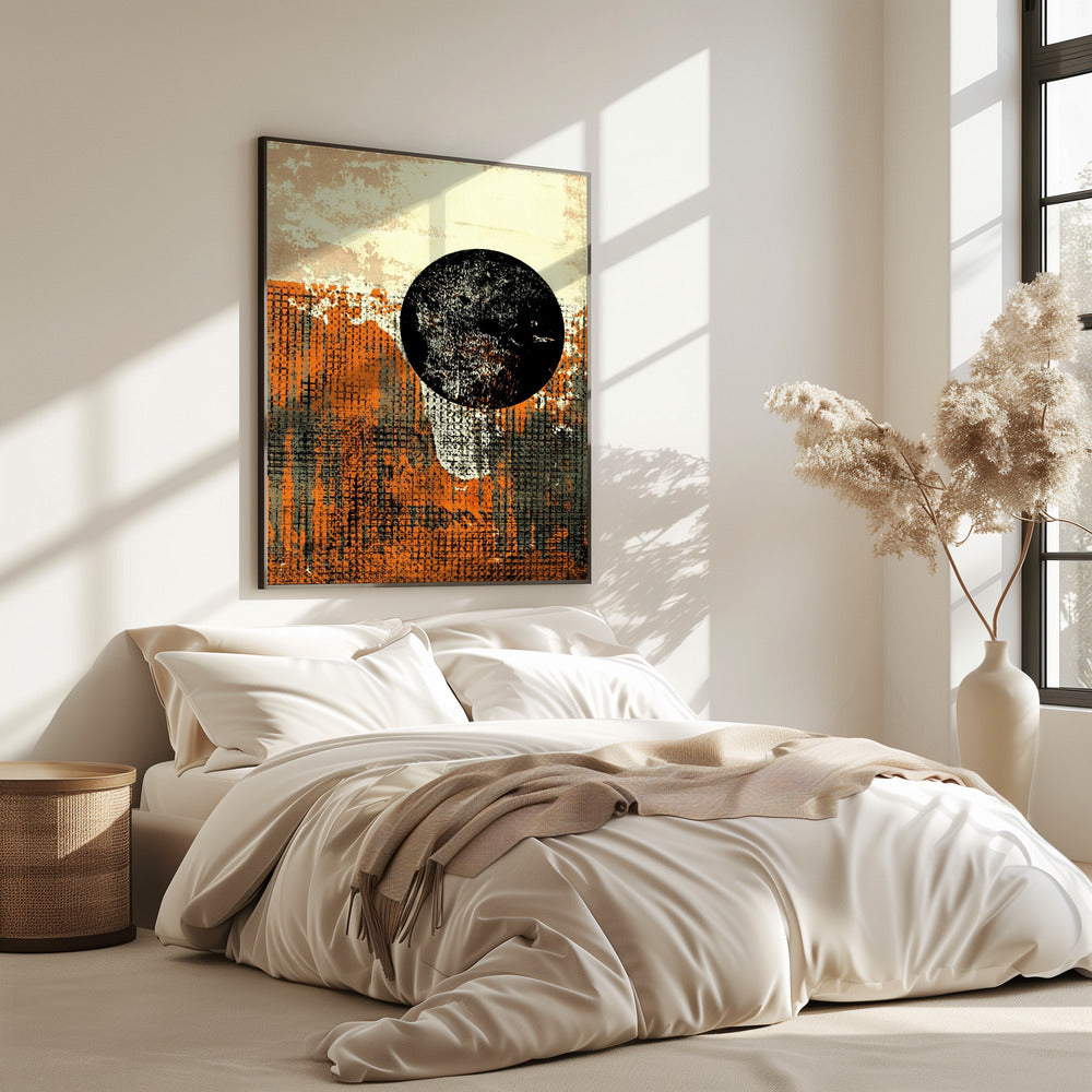 Eclipse over textuur | Poster
