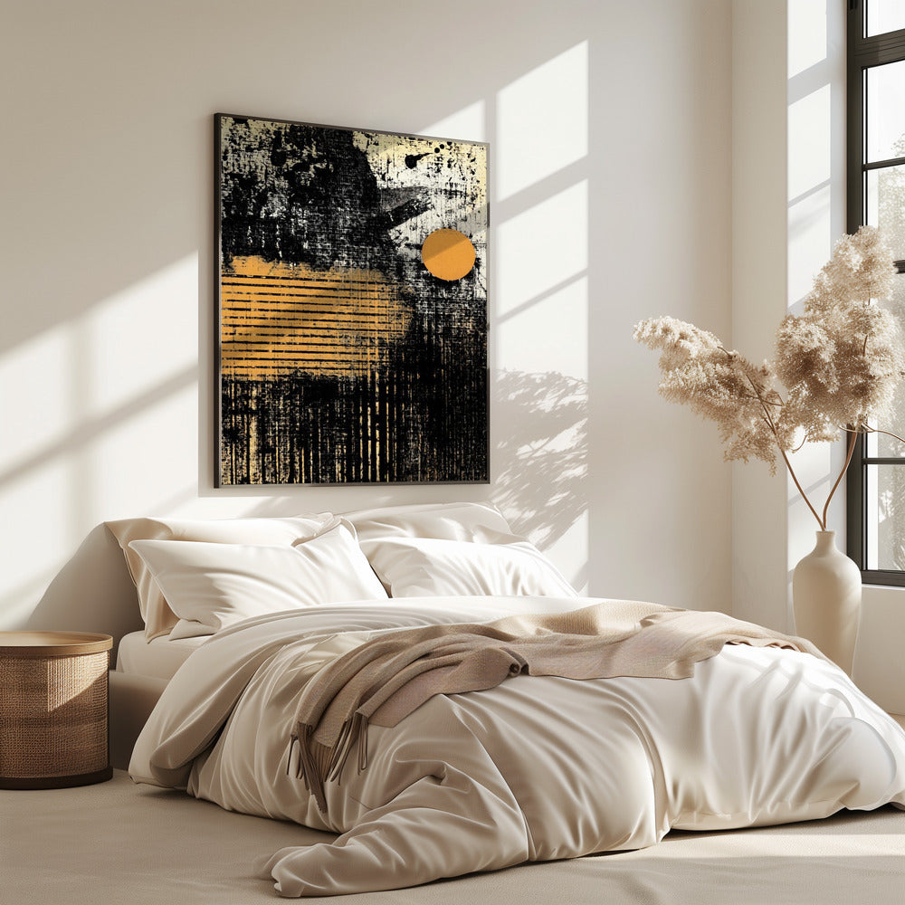Penseelstreken met textuurpatronen | Poster