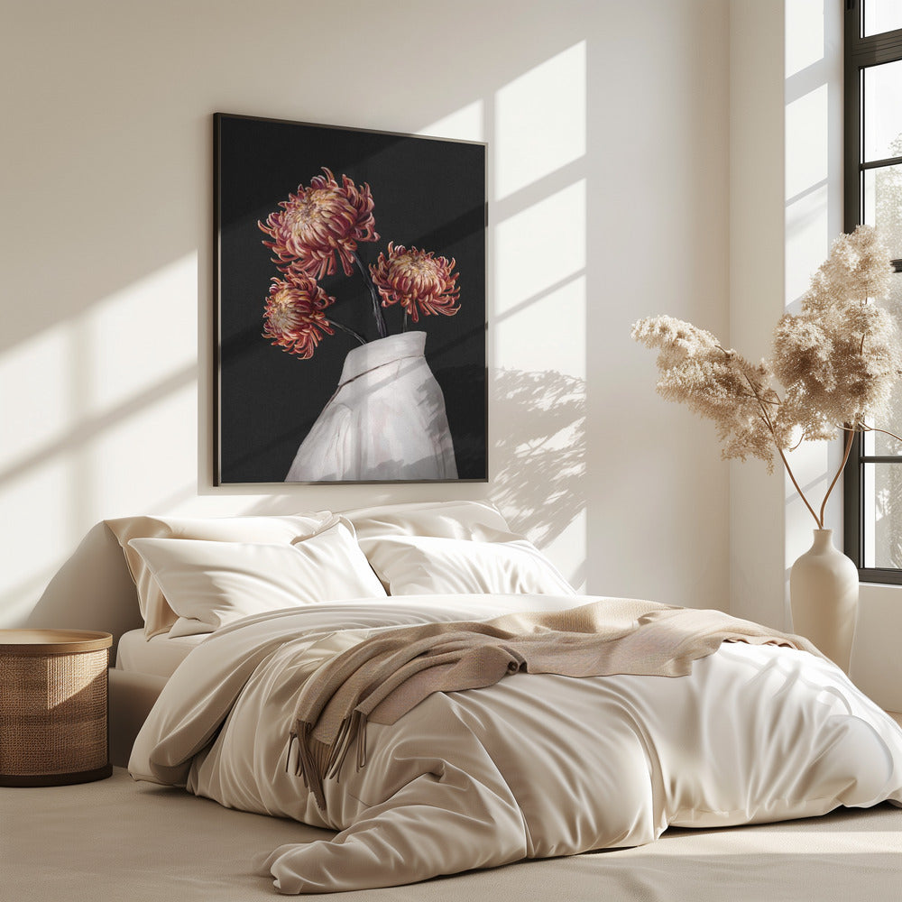 In bloei (donker) | Poster