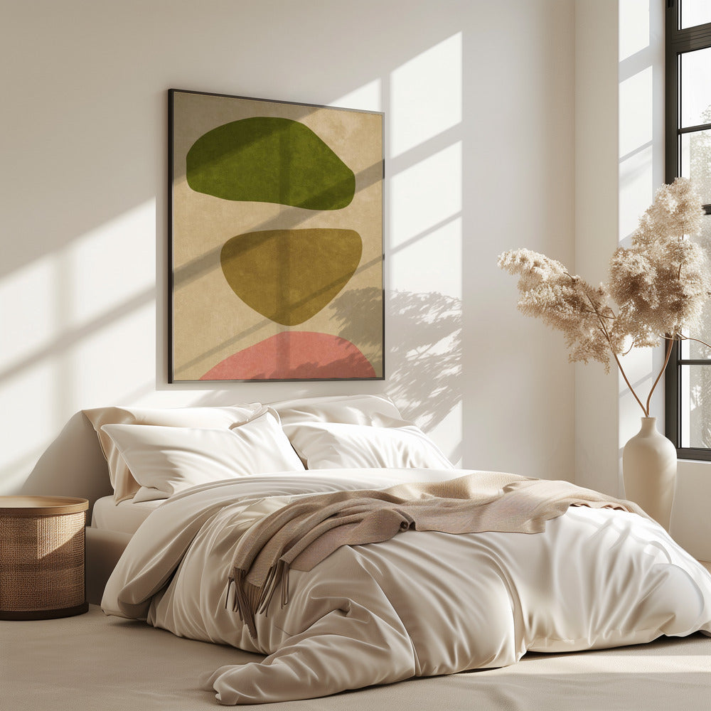 Abstracte vormen Naakt | Poster