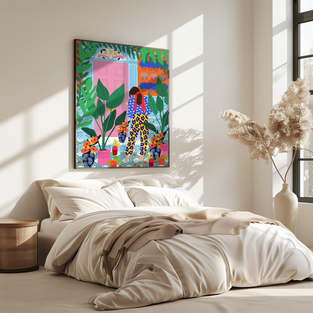 Floral girl | Poster