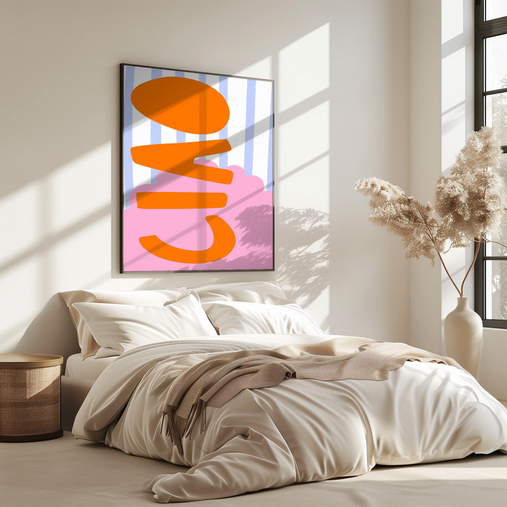 Parade met drijvende vormen | Poster