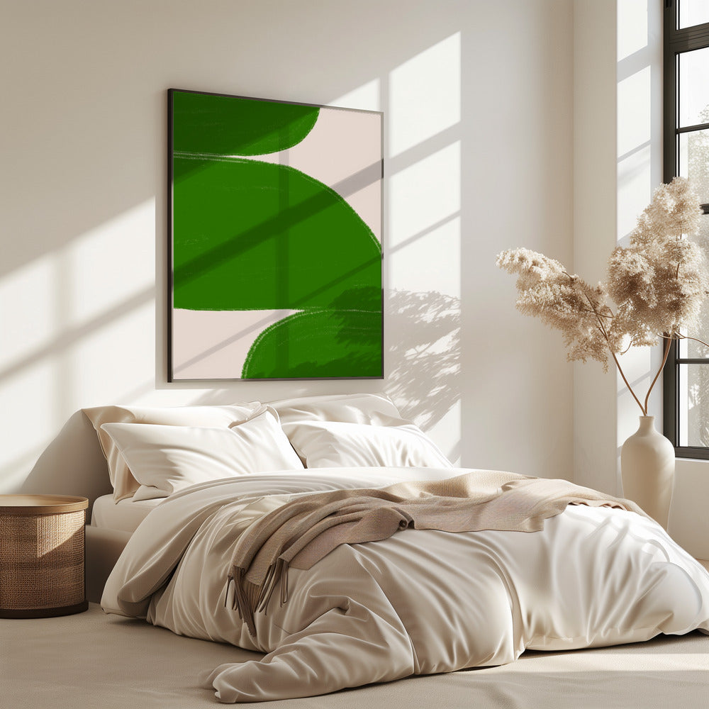 Green Waves Harmony | Poster