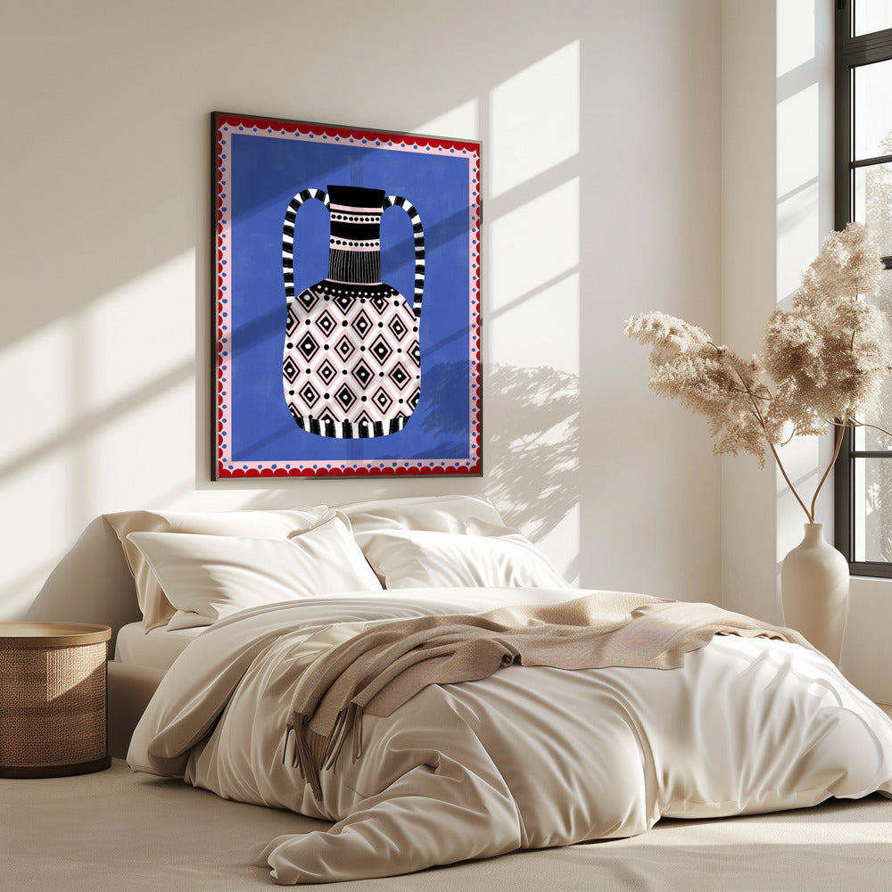 Geometrische patronen en felle kleuren | Poster