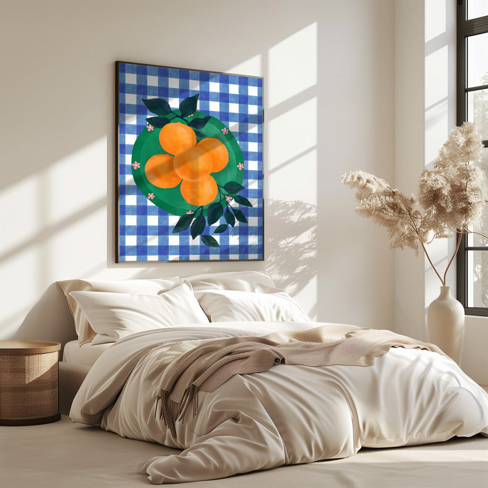 Geruite Citrus Charm | Poster