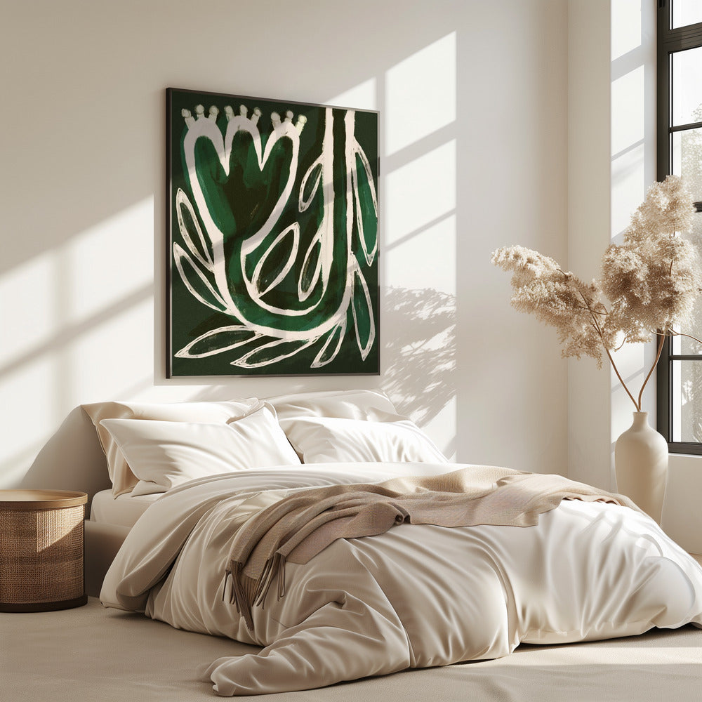 Groene Bloei Symfonie | Poster