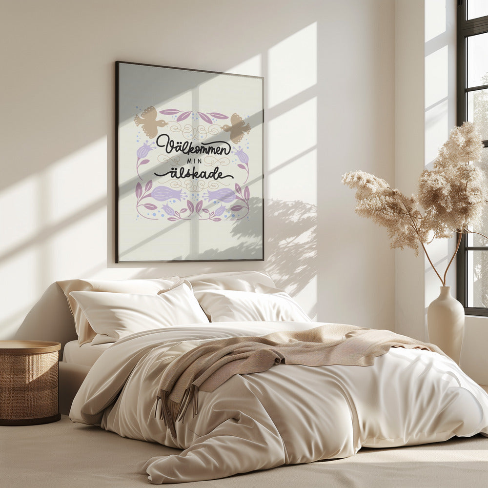 Välkommen Welkomstlicht | Poster