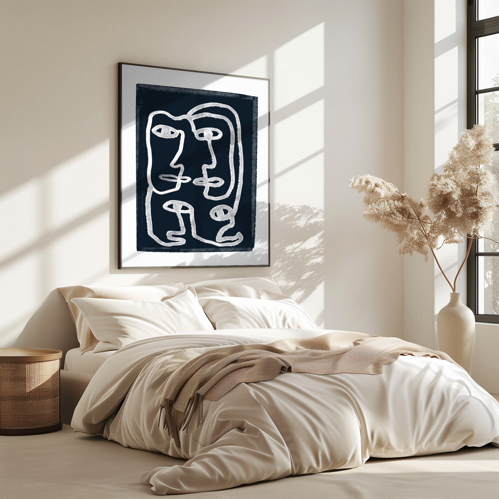 Marine Abstract Mensen | Poster