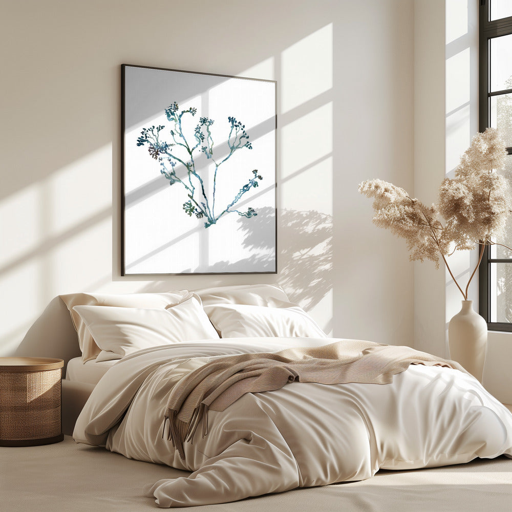 Delicate Blue Flowers 2 | Poster