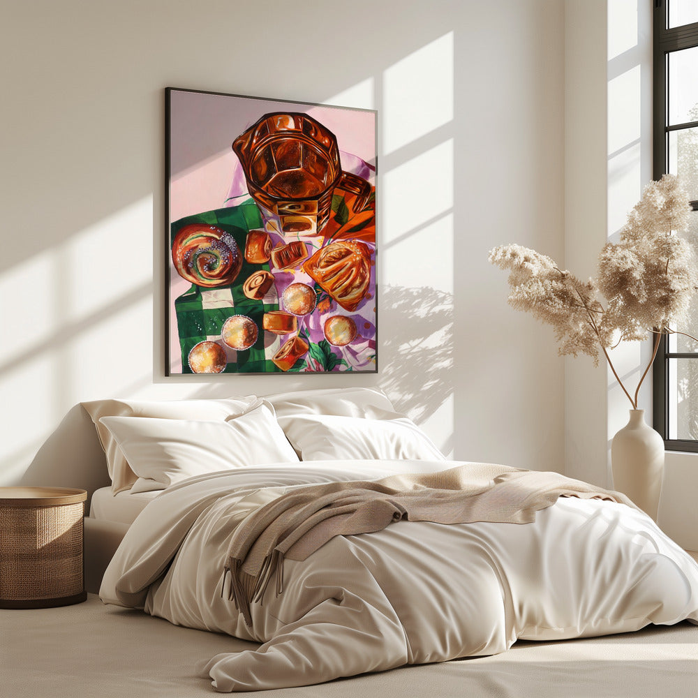 Amber en Groen | Poster