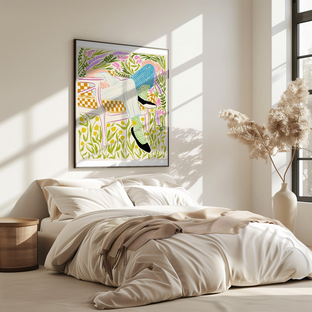 Jlr Stil in de tuin 2 | Poster