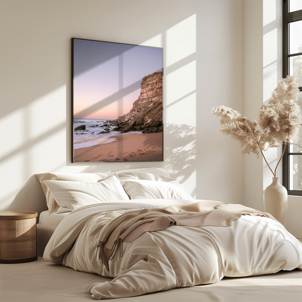 Pastelkleurige Portugese kust | Poster