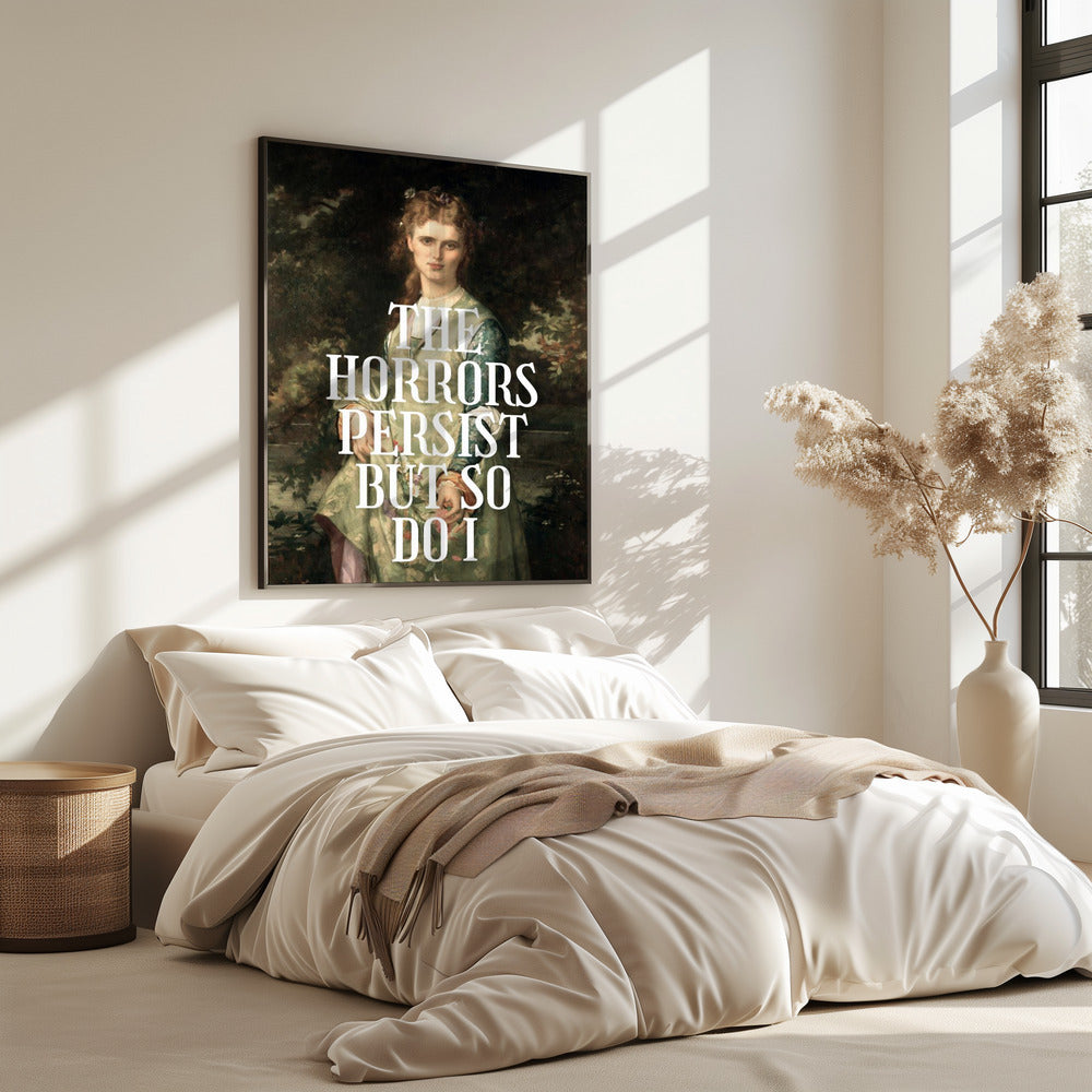 De verschrikkingen blijven bestaan, maar ik ook | Poster