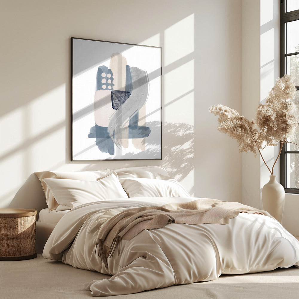Blauwe Sereniteit 1 | Poster