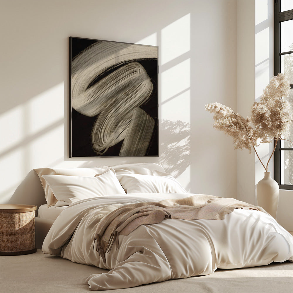 Brushstroke Whirl | Poster