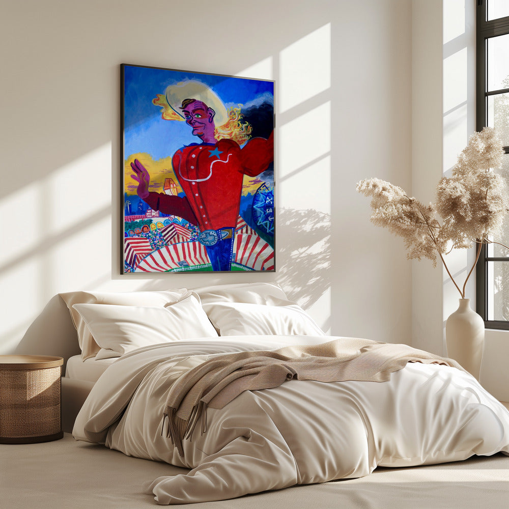 Big Tex in vuur en vlam | Poster