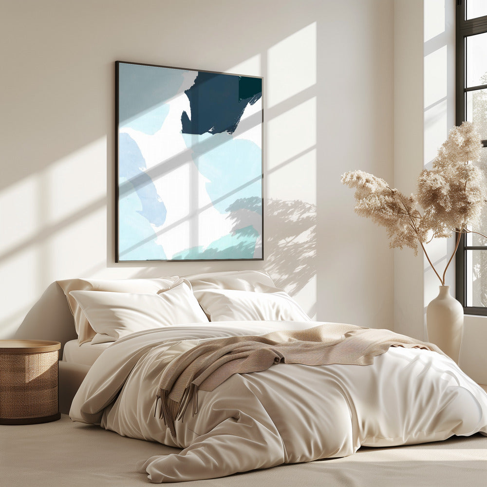 Blauwe stalen 2 | Poster