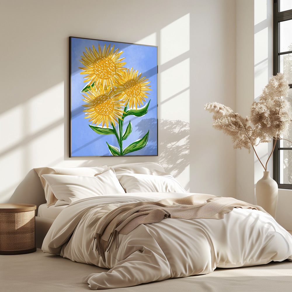 Zonnebloemen | Poster