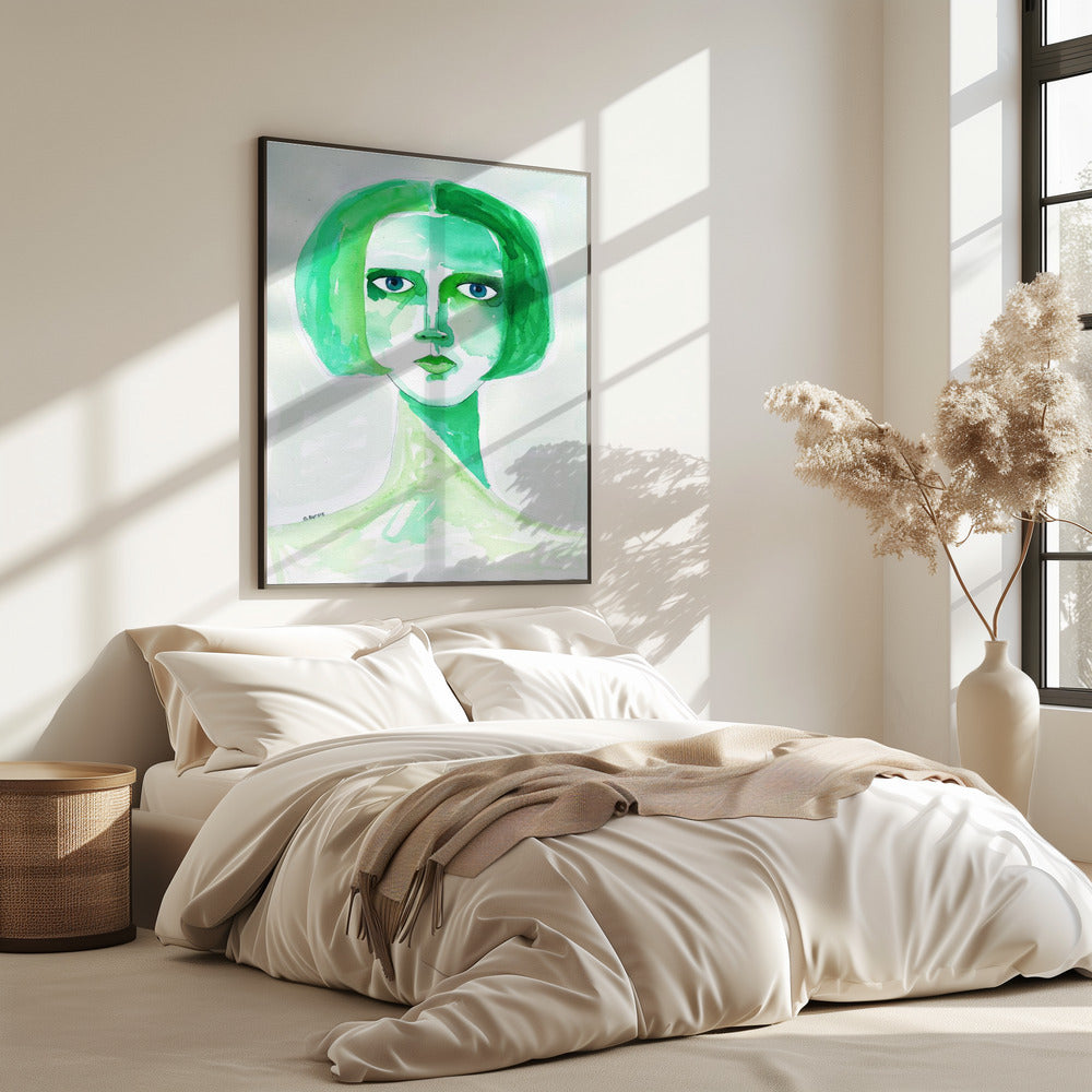 Groen meisje | Poster