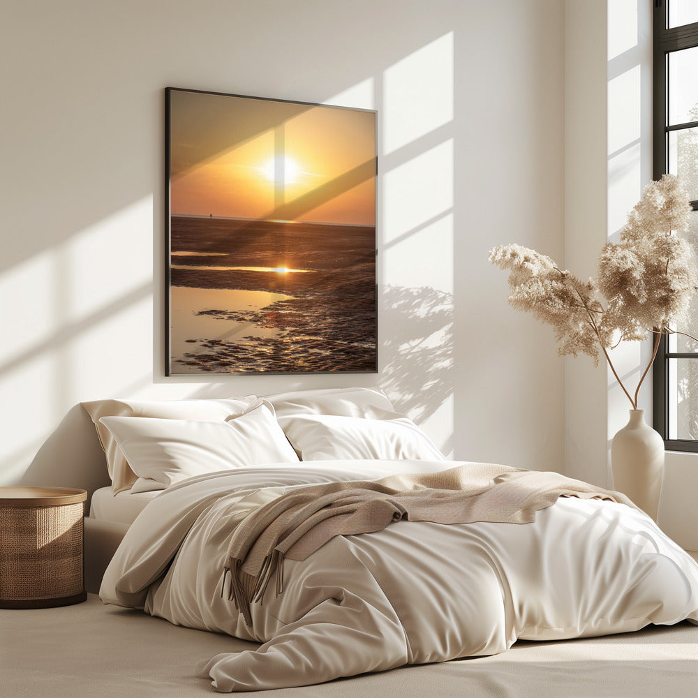 Avond op het strand 2 | Poster