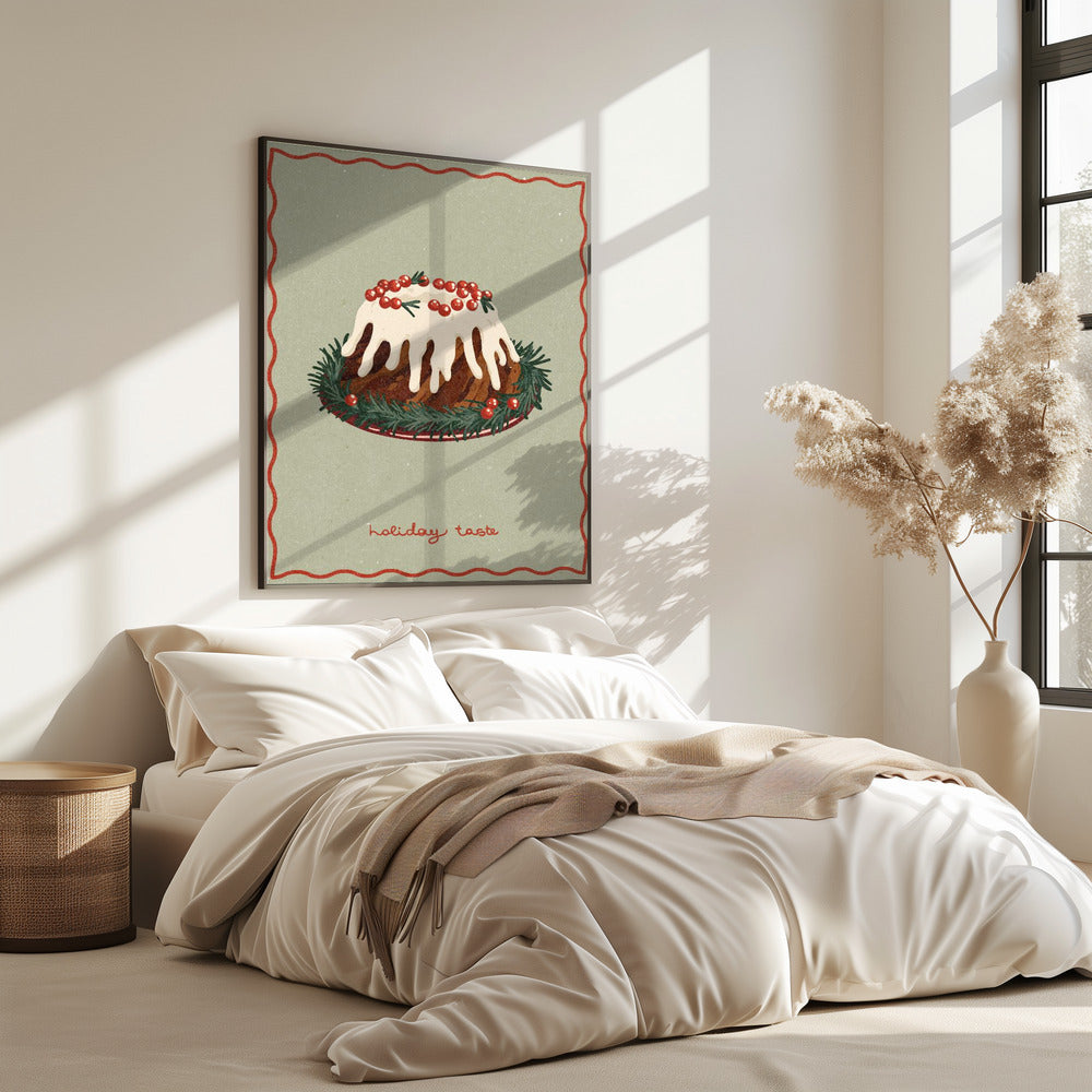 Kersttaart. Feestelijke smaak | Poster
