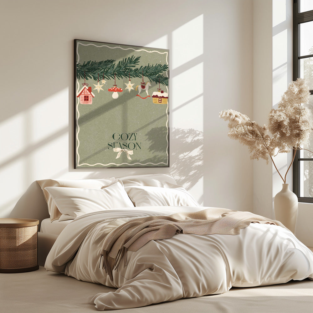 Speelgoed op de kerstboom | Poster