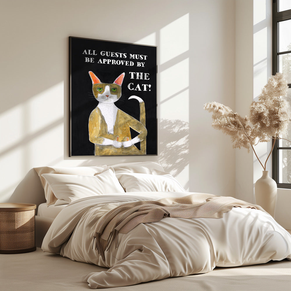 Goedgekeurd door de kat | Poster