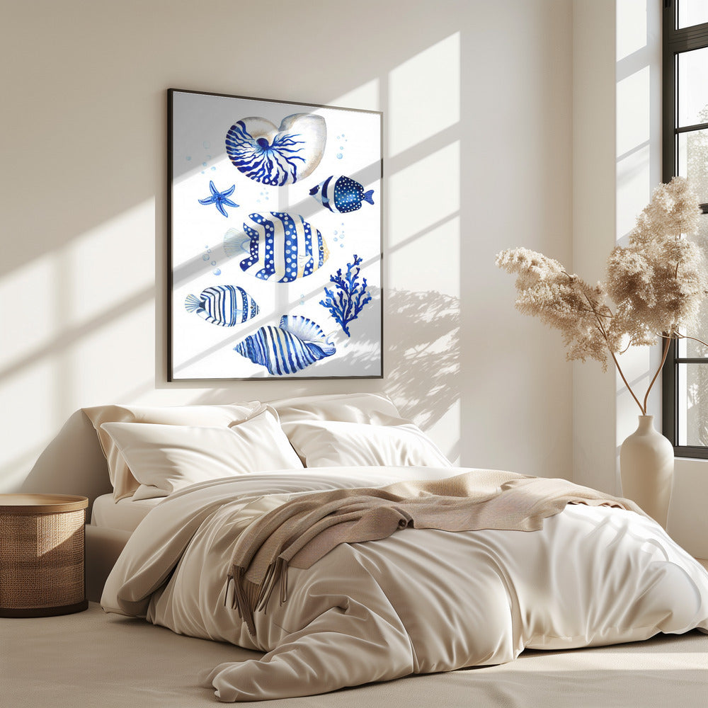 Geïnspireerd door de rustige schoonheid van de oceaan | Poster