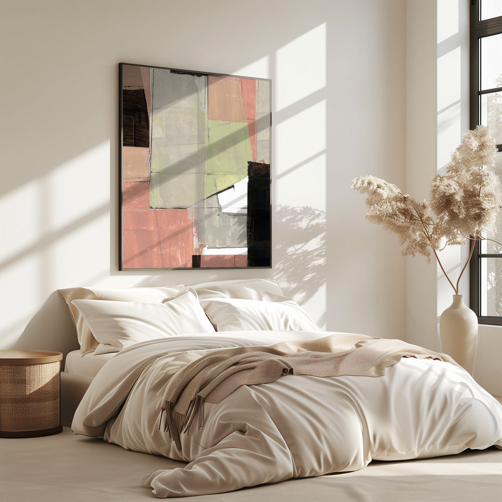 Abstracte neutrale architectuur 2 | Poster