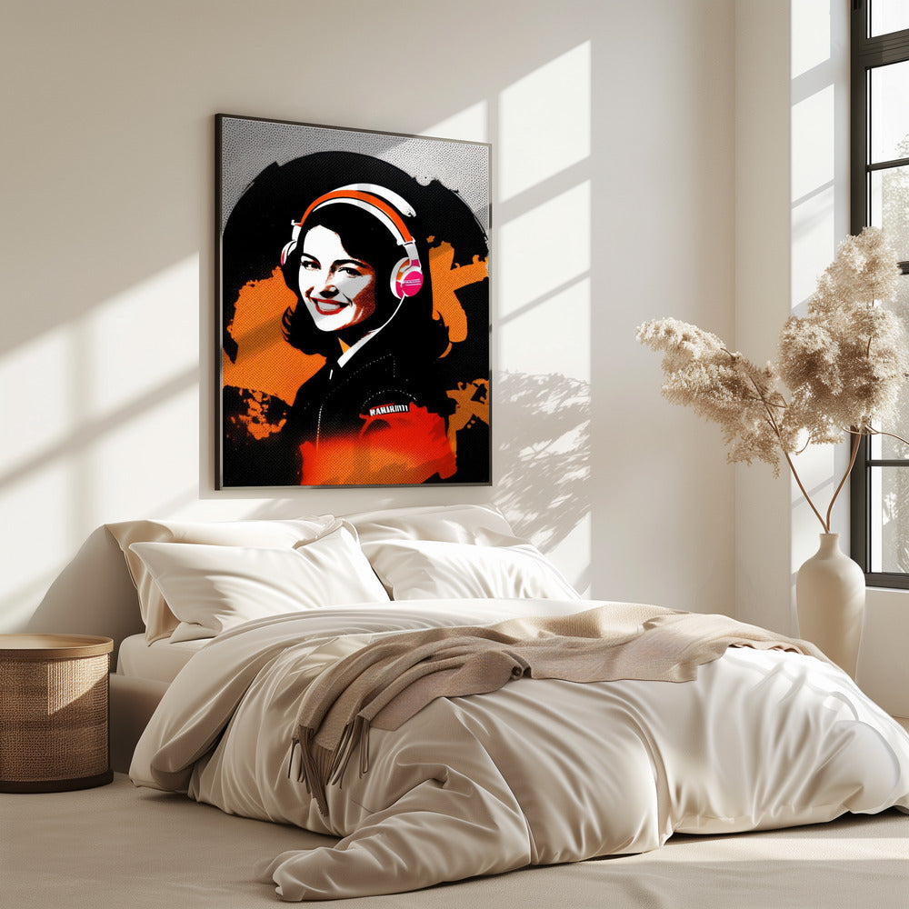 Een levendig meisje | Poster