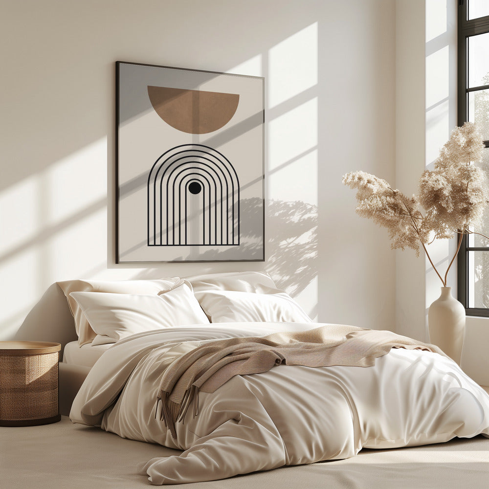 Compositielijnen en cirkels 5 | Poster
