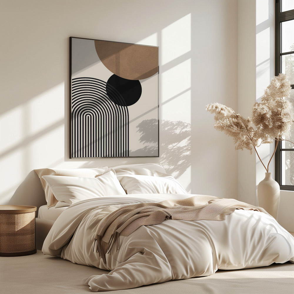 Compositielijnen en cirkels 4 | Poster