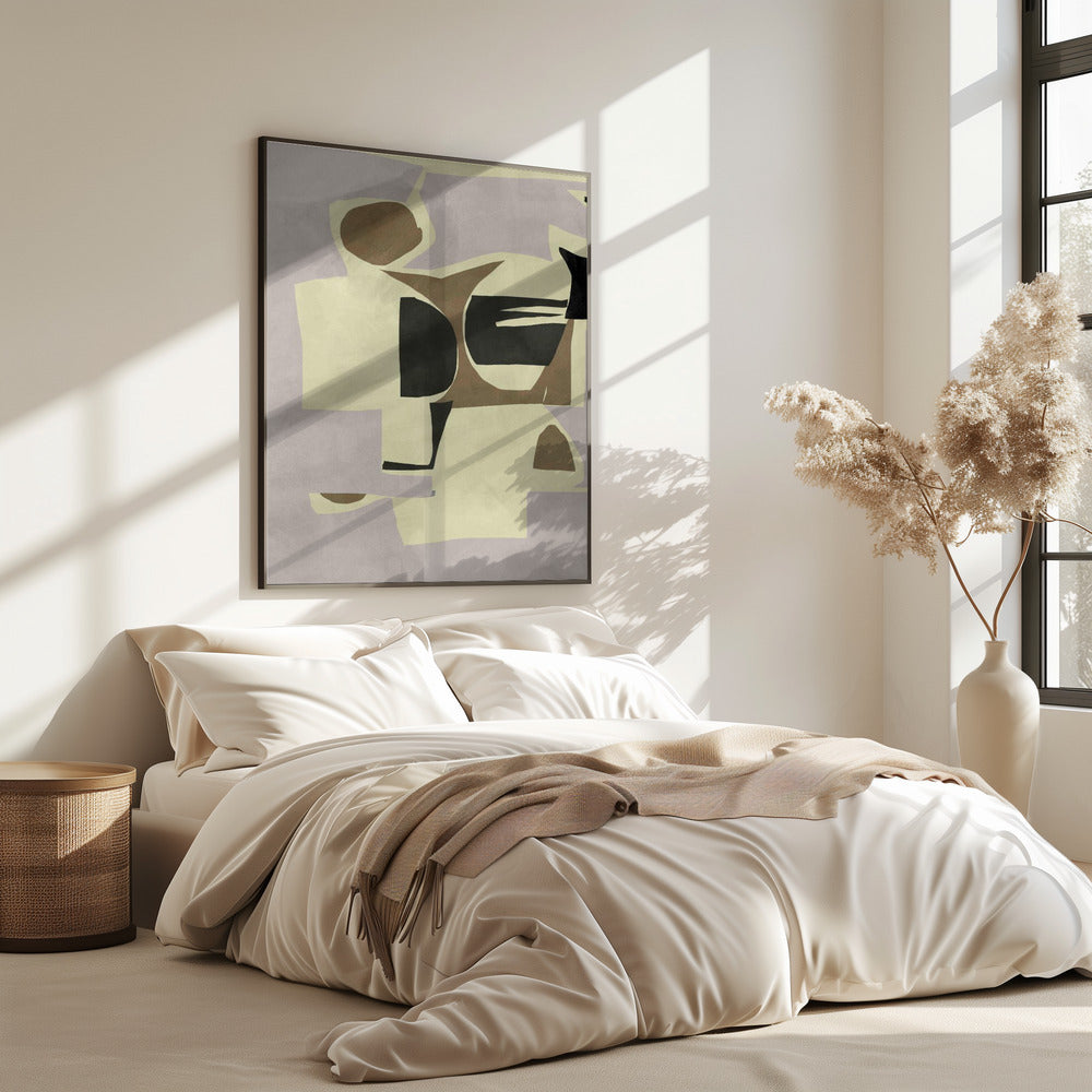 Abstracte grafische print nr. 1 | Poster