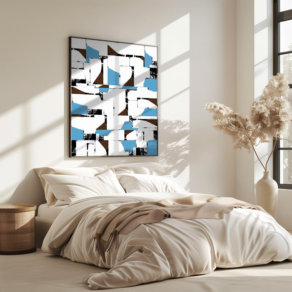 Abstract Neutrale Geometrie nr. 3 | Poster